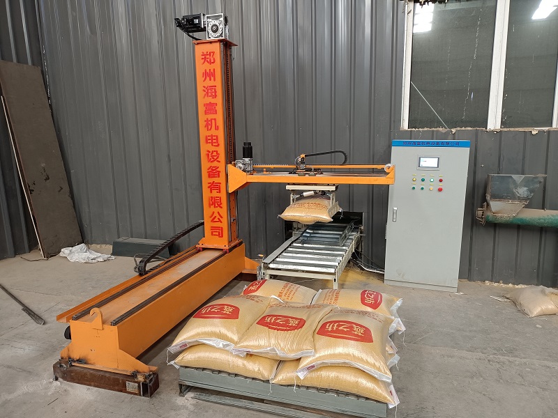 HFML-160直角坐標(biāo)碼垛機- 15 30kg小米袋裝碼垛